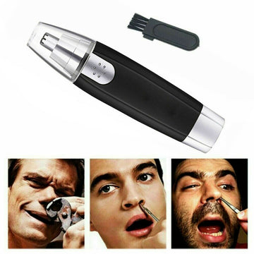 Painless Nose Ear Hair Clipper with LED Light